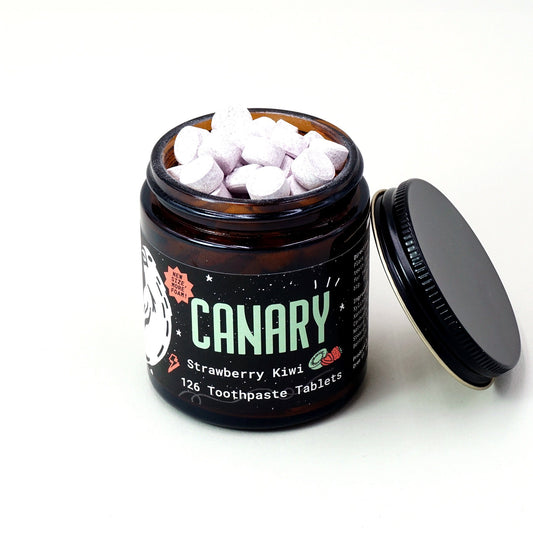 Strawberry + Kiwi Toothpaste Tablets by Canary
