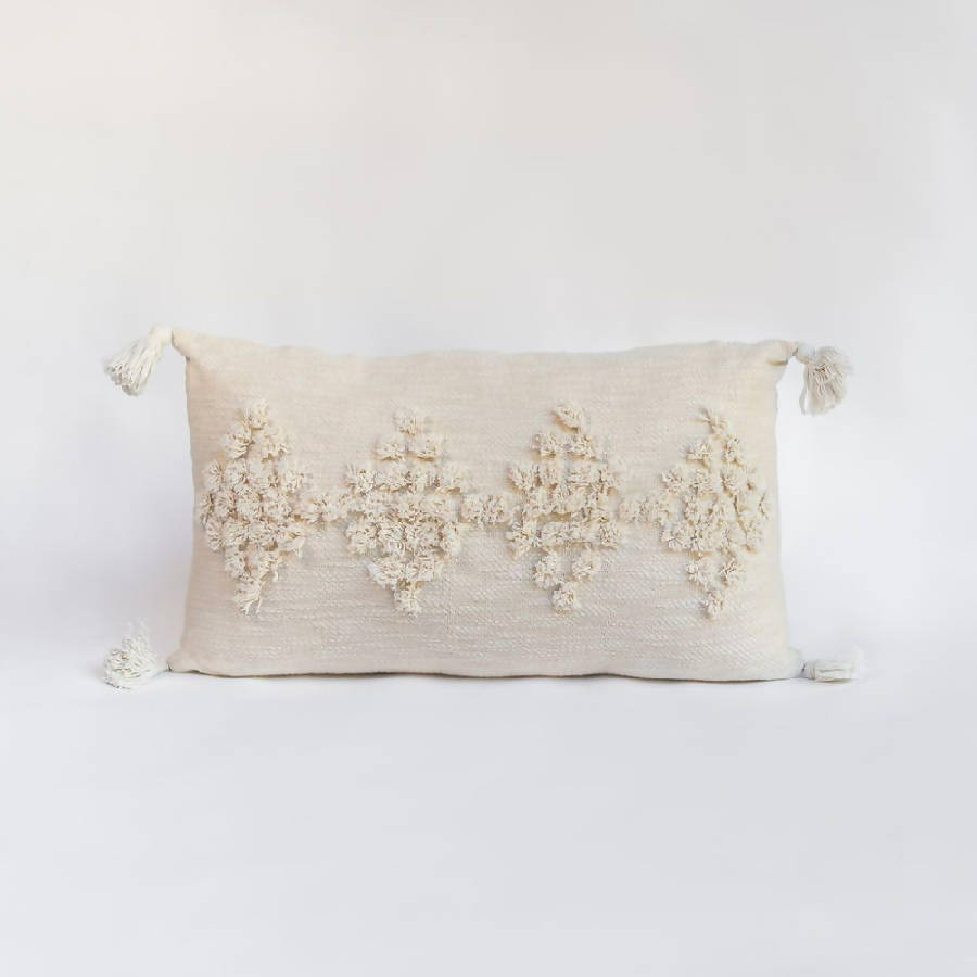 Bit of Meraki Viha Throw Pillow with Insert 16" x 26" - Sumiye Co