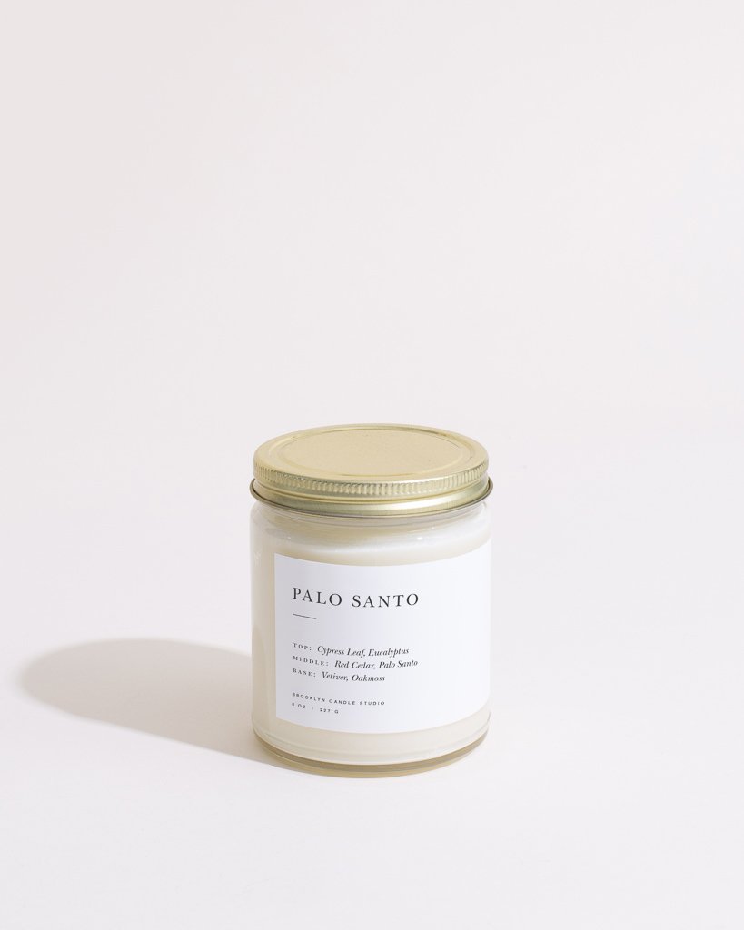 Palo Santo Minimalist Candle by Brooklyn Candle Studio - Sumiye Co