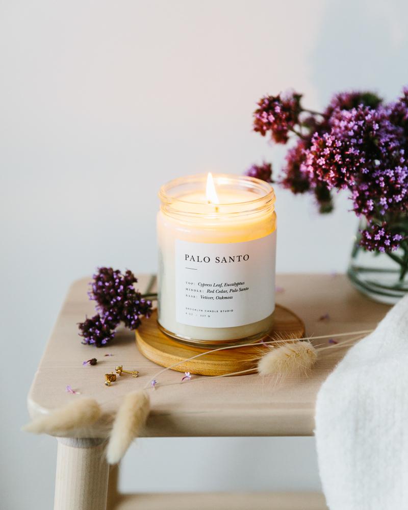 Palo Santo Minimalist Candle by Brooklyn Candle Studio - Sumiye Co