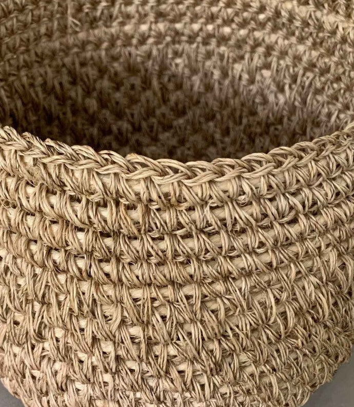 TALLO de OLIVO Fique Bread Basket 6in x 6in | Colombia - Sumiye Co