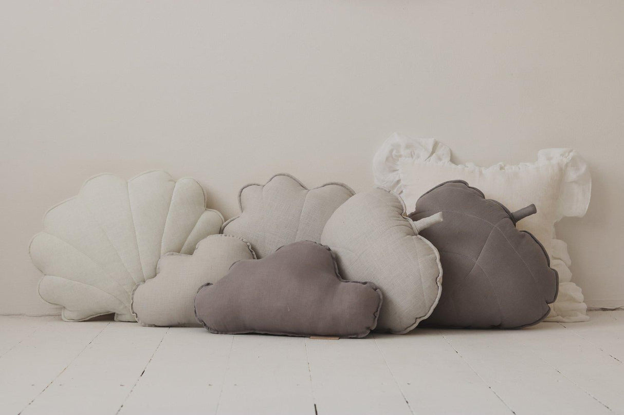 Linen “Pigeon Gray” Shell Pillow