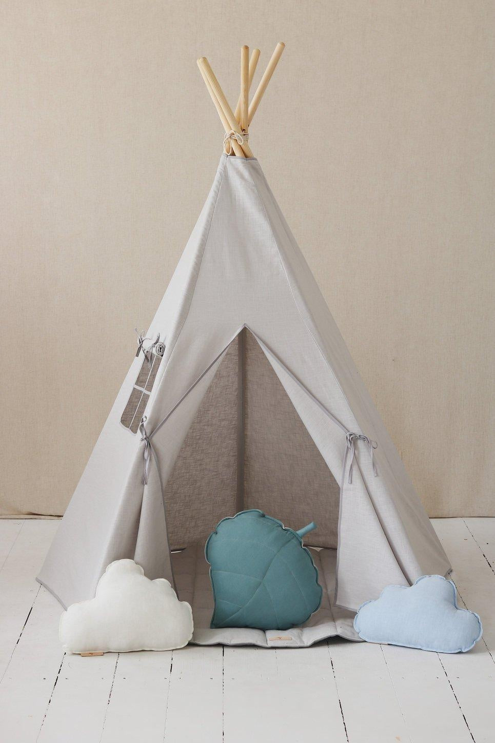 Teepee Tent Linen “Pigeon Grey” - Sumiye Co