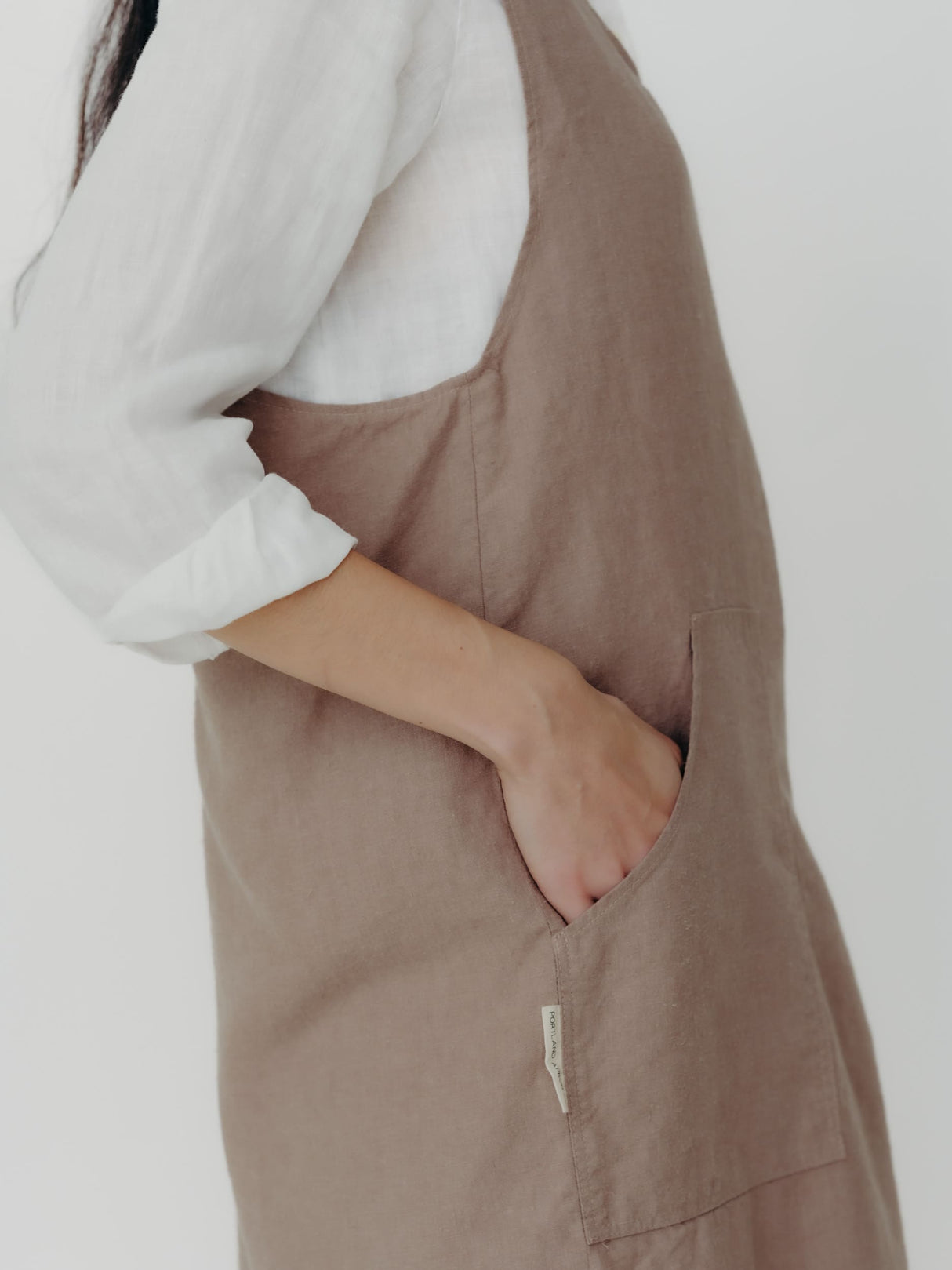 Pinafore Apron — Rosehip-3