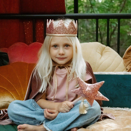 Kids “Pink Sequins” Fairy-tale Crown