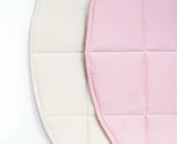 Teepee Tent “Pink” + "Pink & Beige" Round Mat Set - Sumiye Co