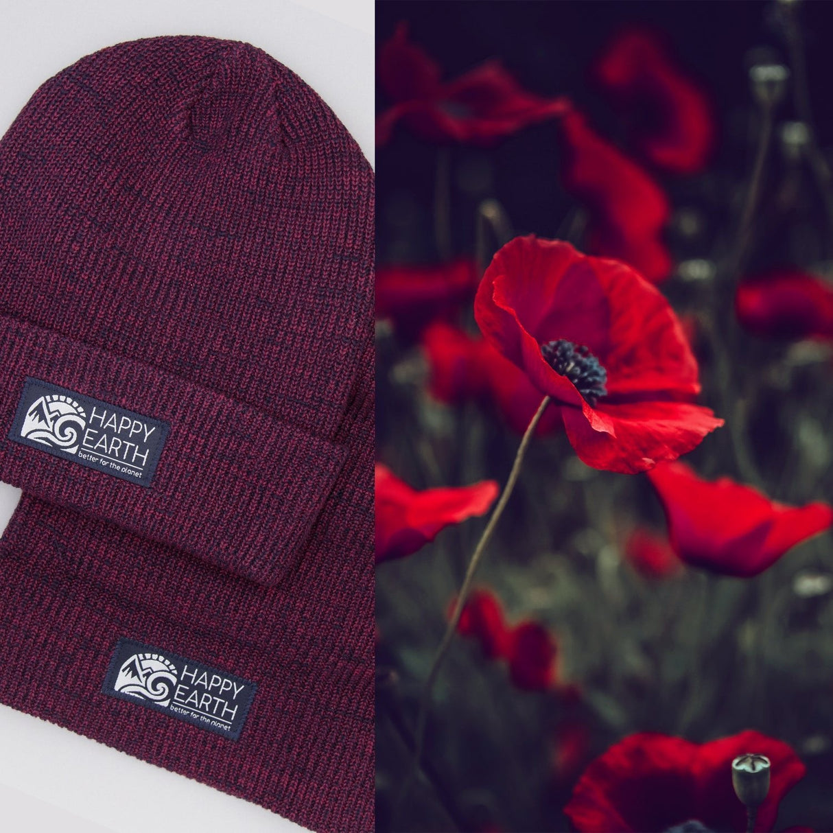 Poppy Blossom Beanie