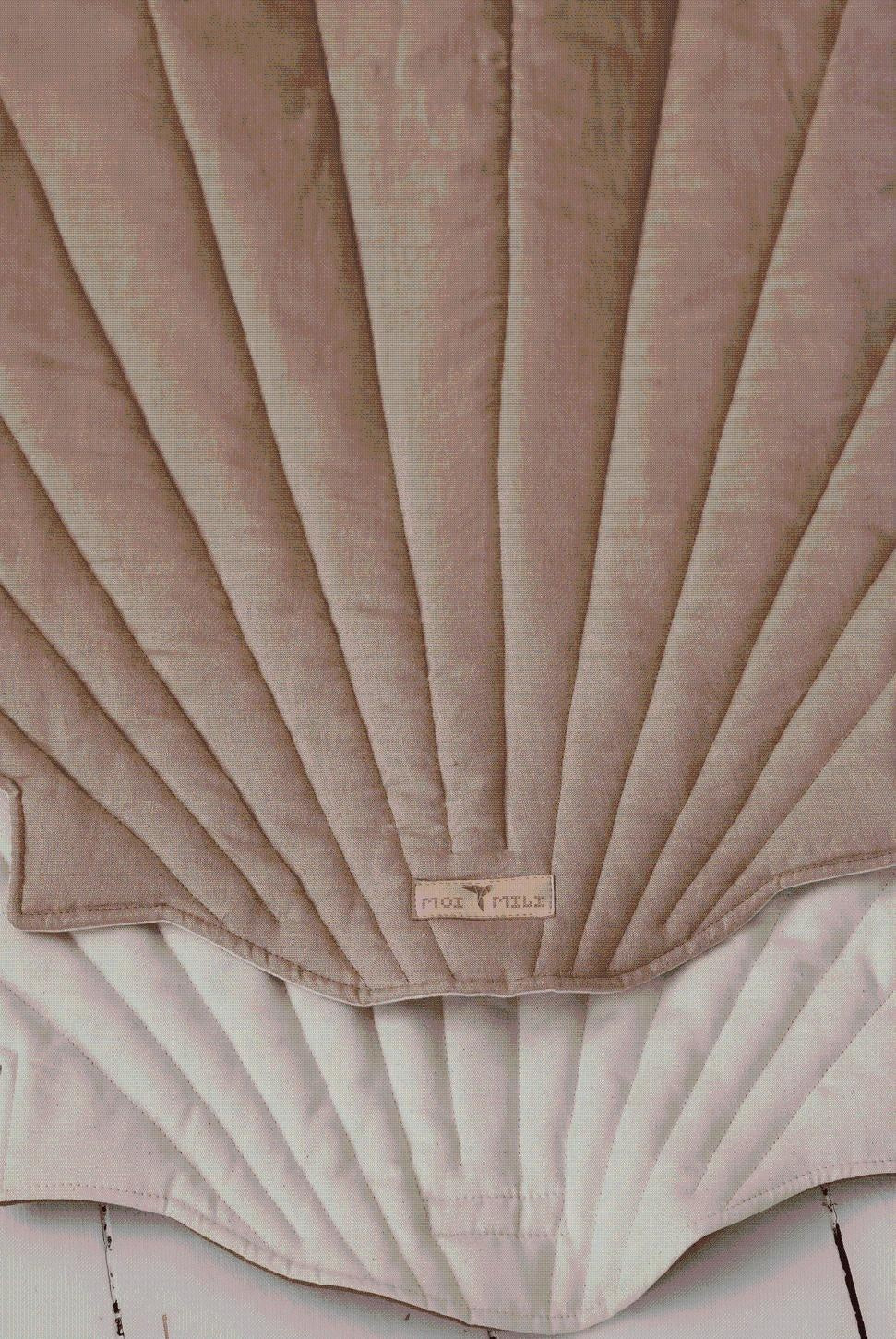 Linen “Powder Pink” Shell Mat by Moi Mili - Sumiye Co