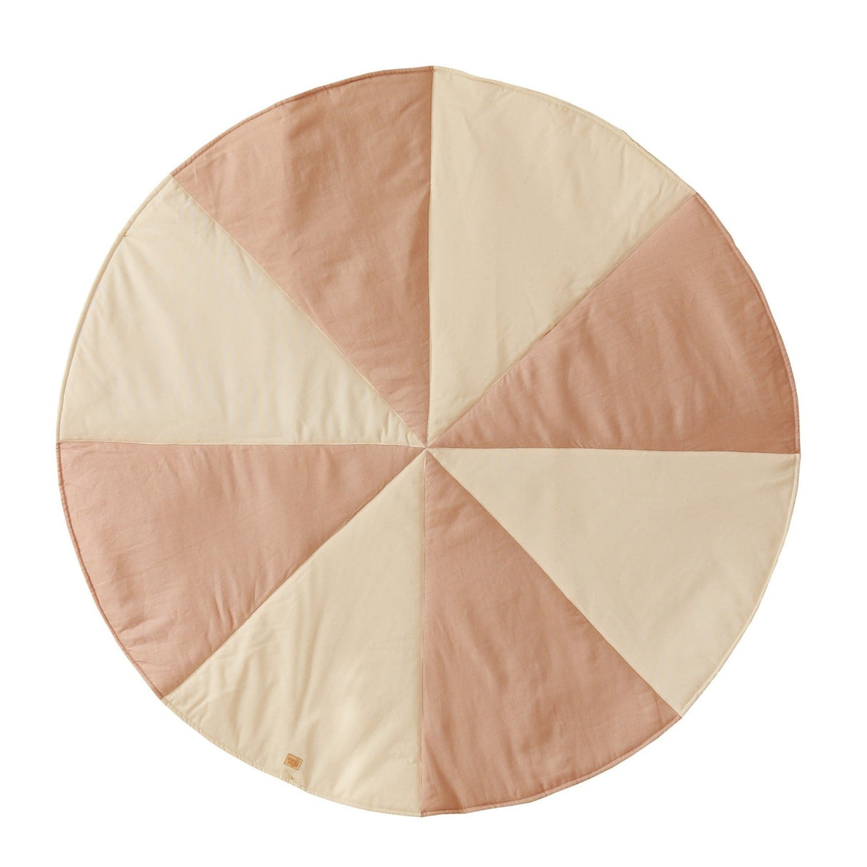Round Patchwork Mat “Powder Candy” | Kids Decor - Sumiye Co