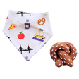 Organic Baby Gift Set - New York Bib & Pretzel Rattle Toy by Estella - Sumiye Co