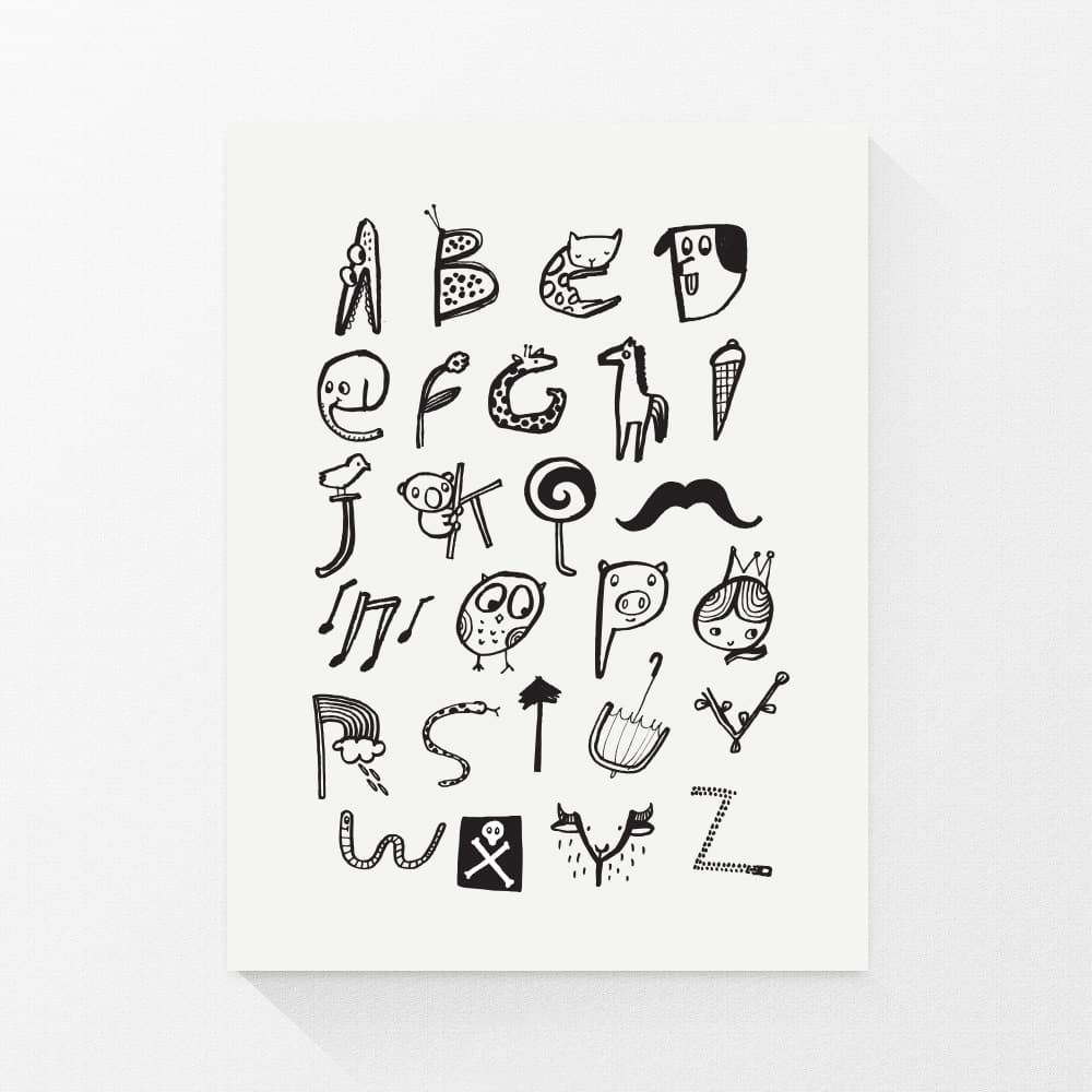 Custom Alphabet Print - Sumiye Co