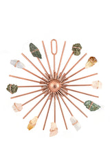 Rainbow Sunburst Healing Crystal Grid - Sumiye Co