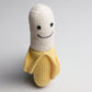 Organic Baby Toys - Newborn Rattles Knit Banana by Estella - Sumiye Co