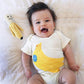 Organic Baby Toys - Newborn Rattles Knit Banana by Estella - Sumiye Co
