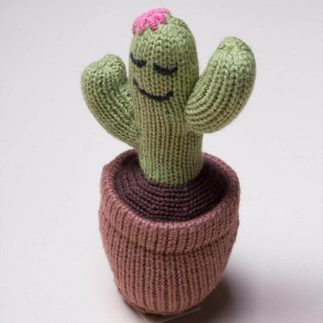 Organic Baby Toys - Newborn Rattles | Cactus by Estella - Sumiye Co