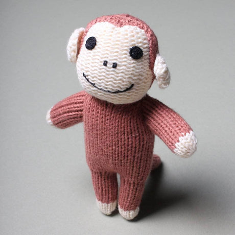 Organic Baby Toys - Newborn Rattles | Monkey by Estella - Sumiye Co