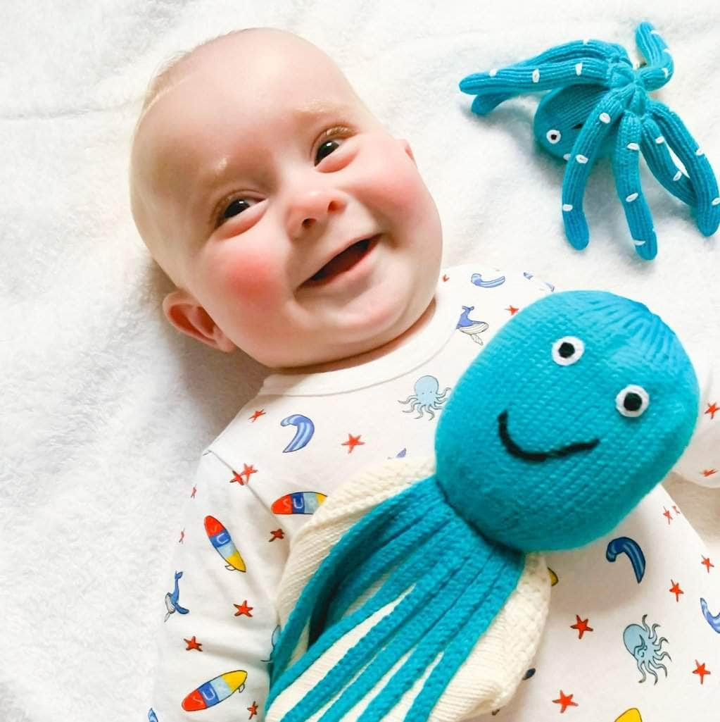 Octopus Organic Baby Toy by Estella - Sumiye Co