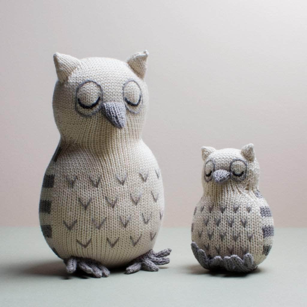 Organic Baby Toys - Newborn Rattles | Owl by Estella - Sumiye Co