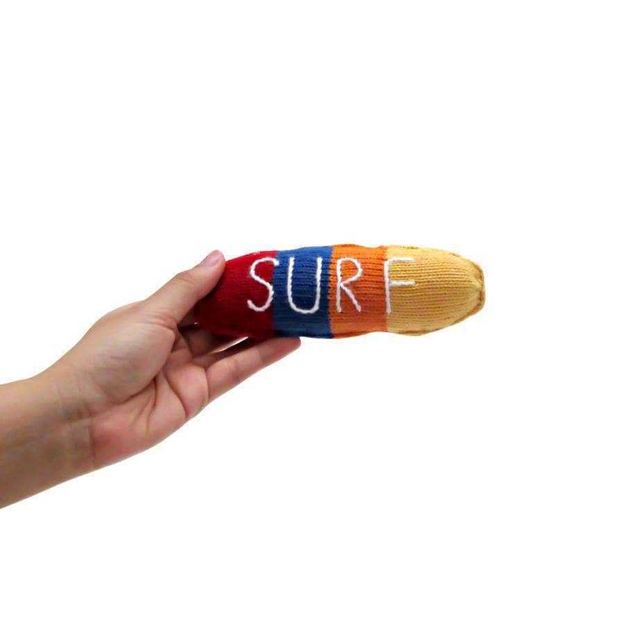 Organic Baby Toys - Newborn Rattles | Surfboard by Estella - Sumiye Co