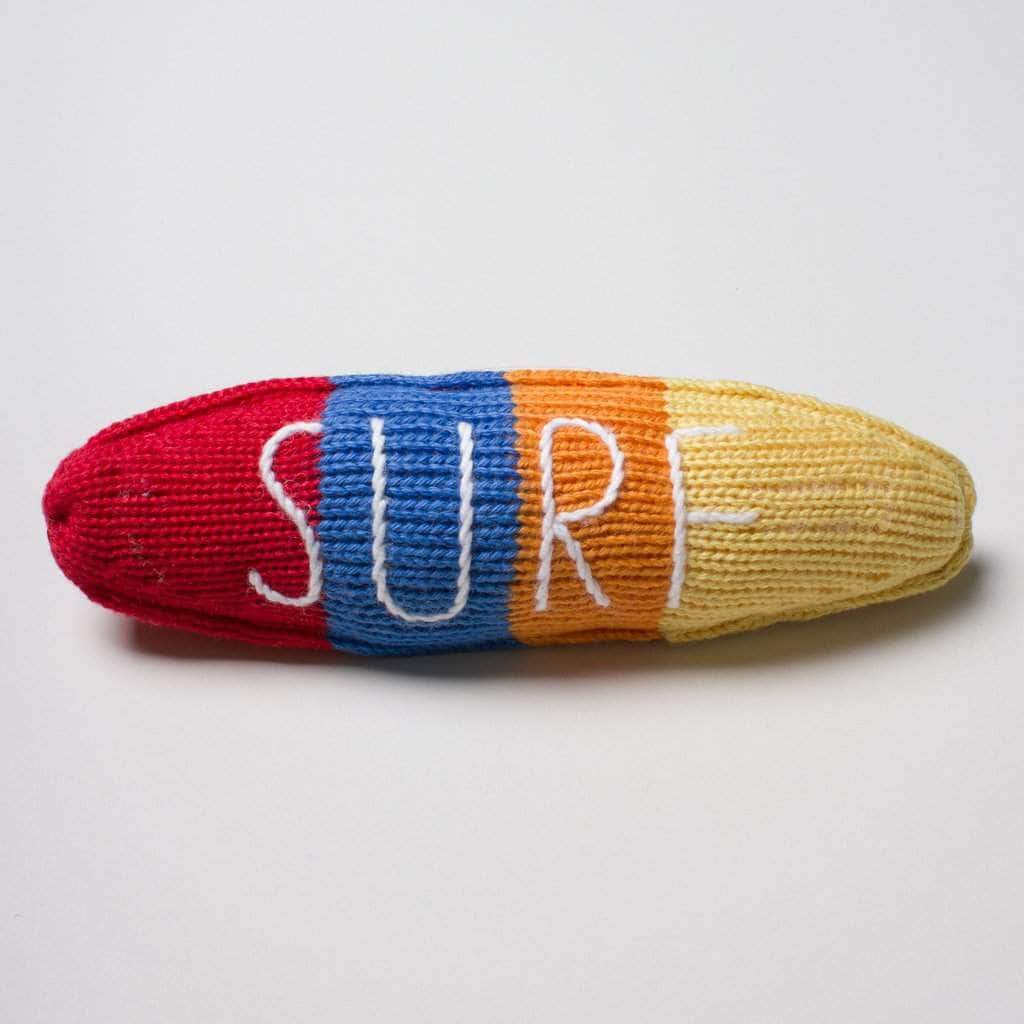 Organic Baby Toys - Newborn Rattles | Surfboard by Estella - Sumiye Co