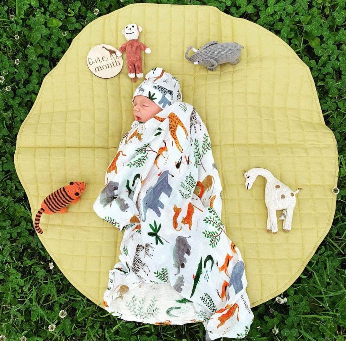 Organic Baby Toys - Newborn Rattles | Tiger by Estella - Sumiye Co