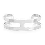 Rectangle Cut-Out Cuff Bracelet - Sumiye Co