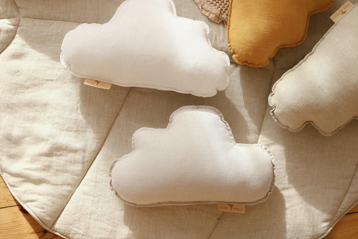 Cloud Pillow Linen “Sand” | Kids Room & Nursery Decor - Sumiye Co