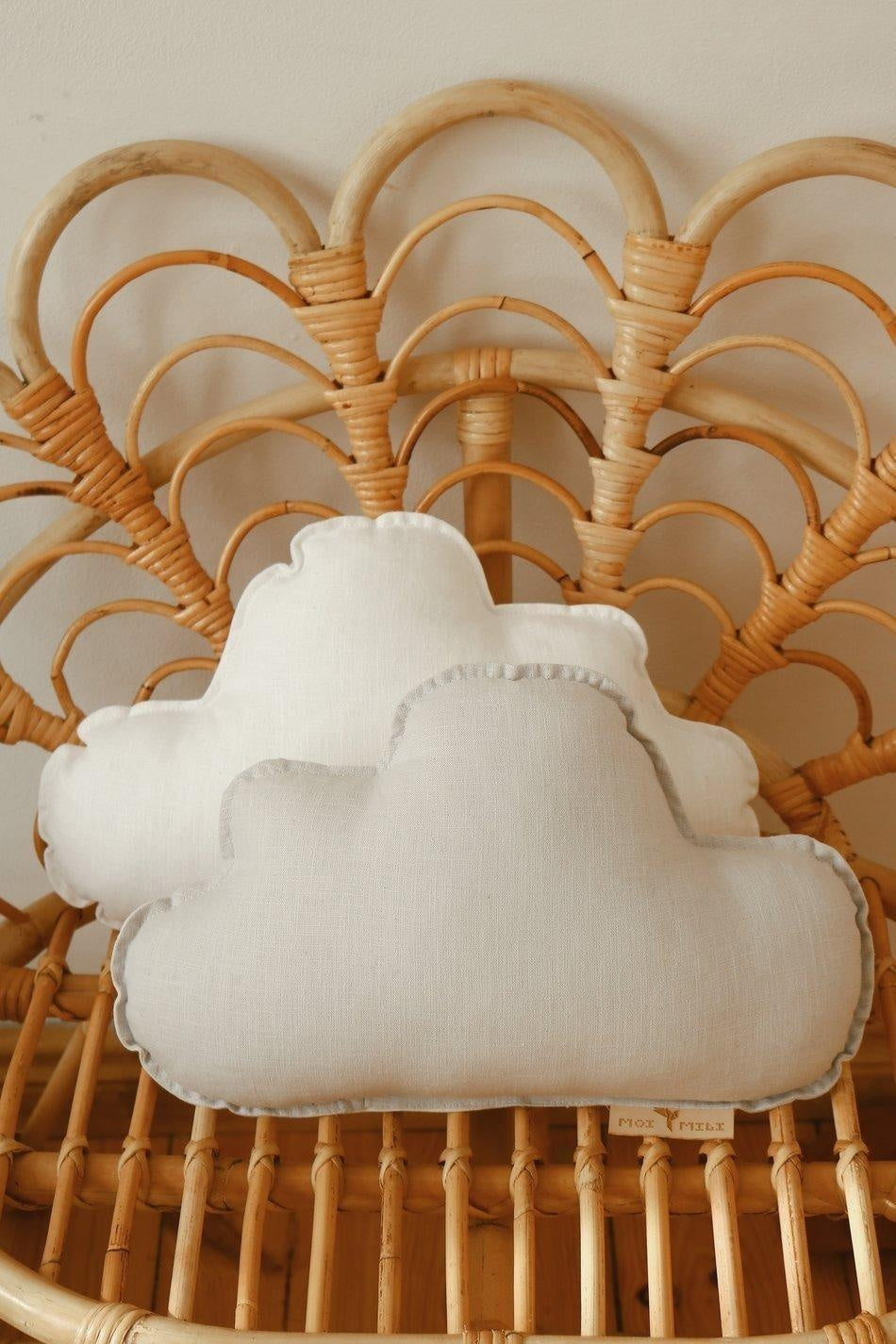 Cloud Pillow Linen “Sand” | Kids Room & Nursery Decor - Sumiye Co