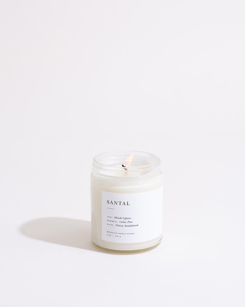 Minimalist Candle + Matchbox Gift Set by Brooklyn Candle Studio - Sumiye Co