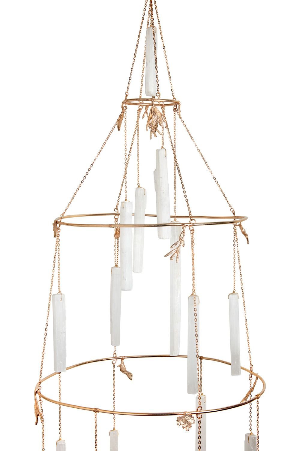 Selenite Healing Crystal Chandelier