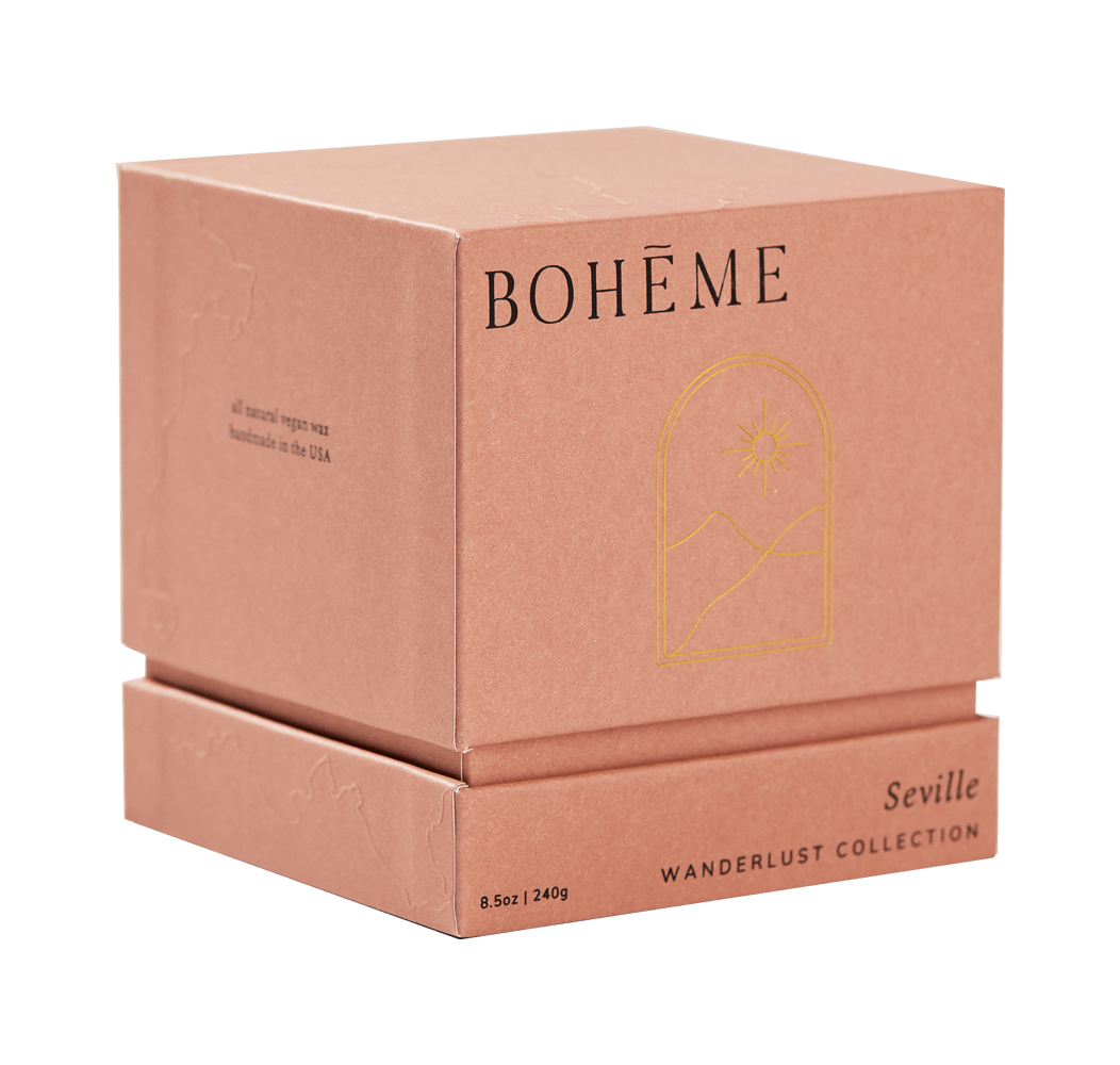 Seville Scented Candle by Boheme Fragrances - Sumiye Co