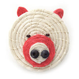 Kids Clever Piggy Tiny Lidded Basket 2" x 2.5"