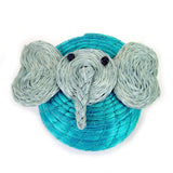 Kids Elephant Tiny Lidded Basket 2" x 2.5"