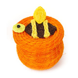 Kids Honey Bee Tiny Lidded Basket 2" x 2.5"