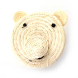 Cesta pequeña con tapa en forma de oso polar para niños de 2" x 2,5"