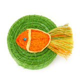 Kids Swimming Tiny Fish Lidded Basket - Sumiye Co