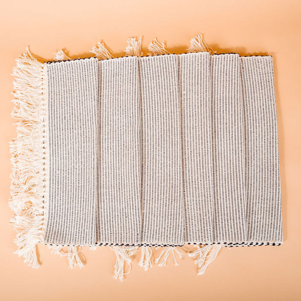 Sungura Placemats (Set of 4) 100% Organic Cotton | Kenya Handloom - Sumiye Co