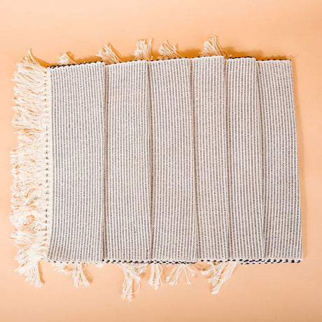 Sungura Placemats (Set of 4) 100% Organic Cotton | Kenya Handloom - Sumiye Co