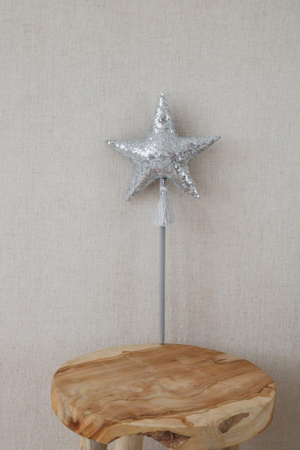 “Silver Sequins” Magic Wand by Moi Mili
