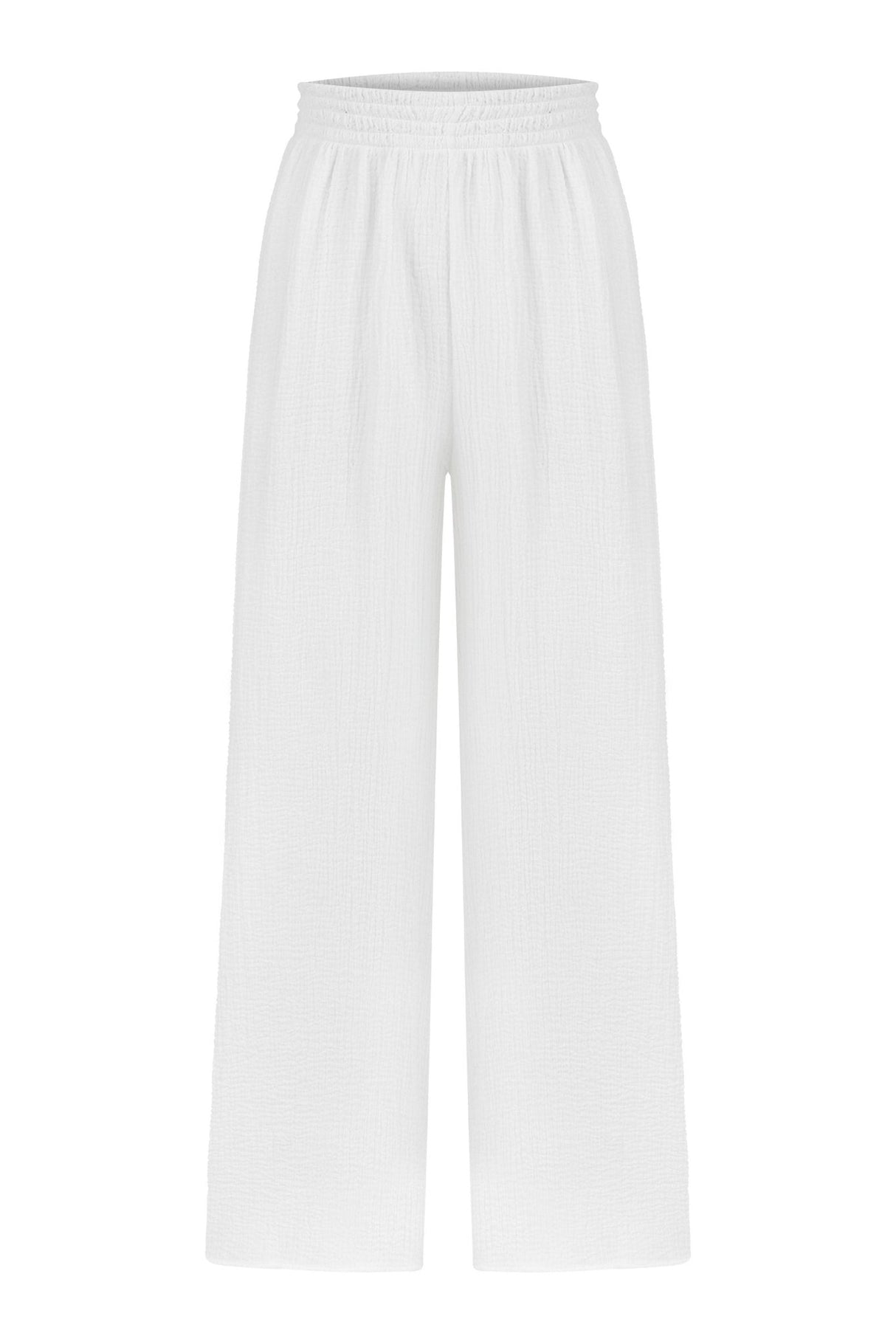 Skye Palazzo Pants - White