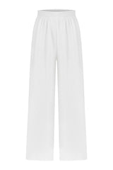 Skye Palazzo Pants - White