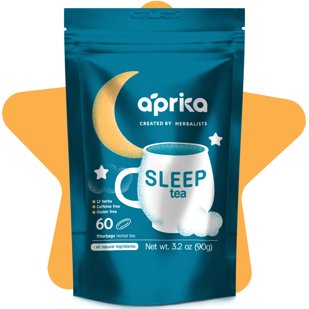Herbal Sleep Tea with Sleep Guide, 60 bags \