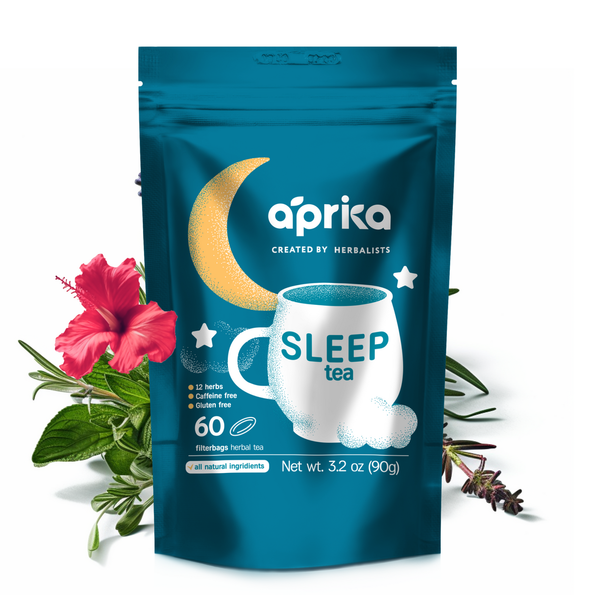 Herbal Sleep Tea with Sleep Guide, 60 bags \