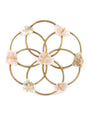 Small Flower of Life Crystal Grid - Rose Quartz and Quartz - Sumiye Co