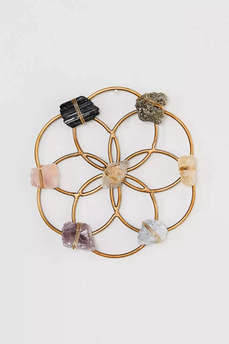 Small Flower of Life Healing Crystal Grid - Sumiye Co