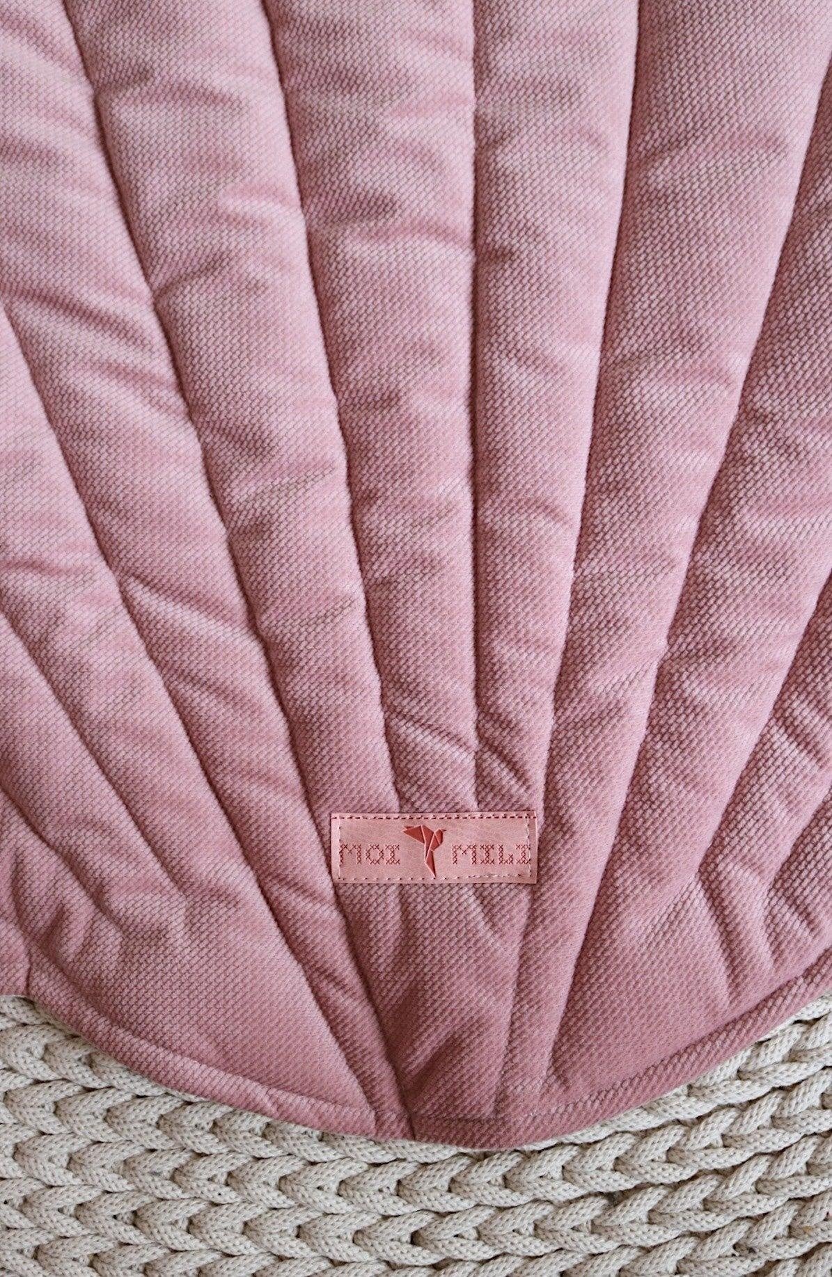 Velvet “Soft Pink” Shell Mat by Moi Mili - Sumiye Co