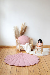 Velvet “Soft Pink” Shell Mat by Moi Mili - Sumiye Co