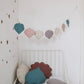 Leaves Garland Linen “Spring Dream” | Nursery & Kids Room Decor