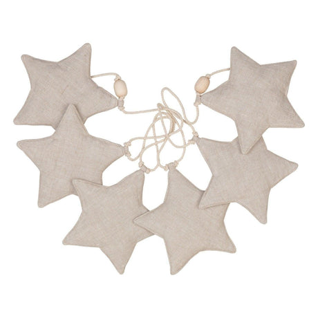 Stars Garland Linen “Sand Star Dust” | Nursery & Kids Room Decor - Sumiye Co