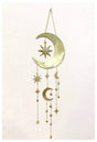 Starry Night Celestial Moon and Star Dreamcatcher - Sumiye Co